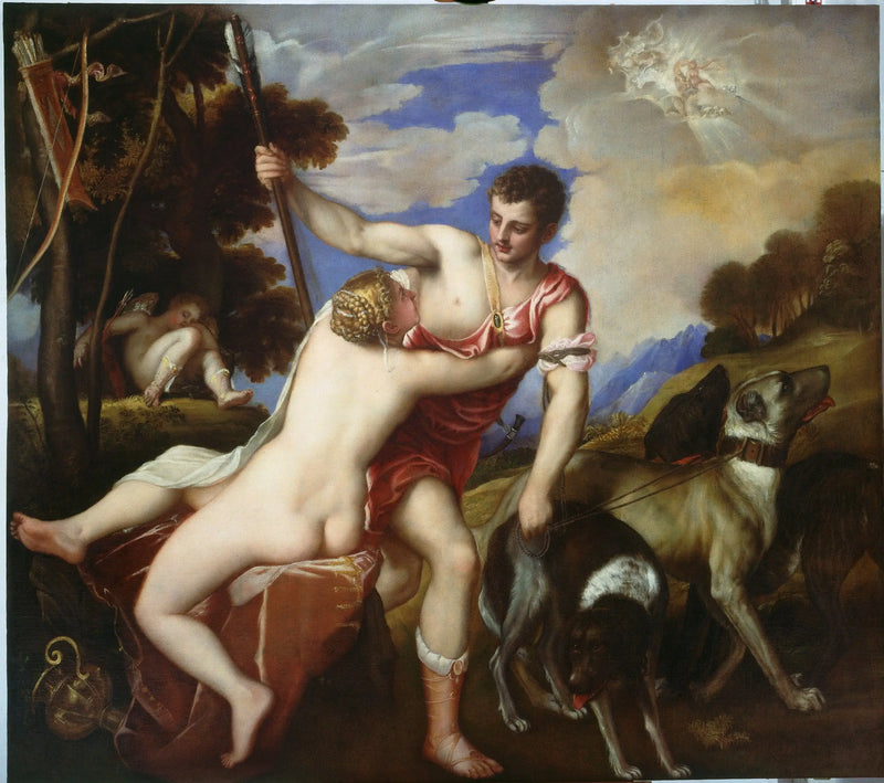 Vênus e Adônis - Tiziano