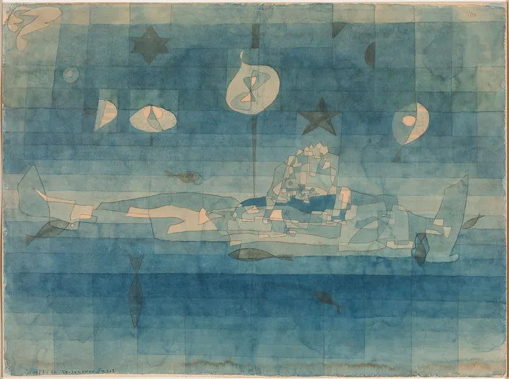 A Ilha Submersa - Paul Klee
