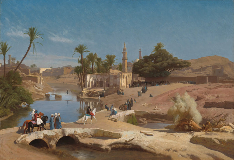 Vista de Médinet El-Fayoum - Jean-Léon Gérôme