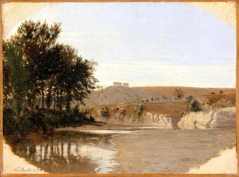 Vista de um lago - Louis-Léopold Boilly