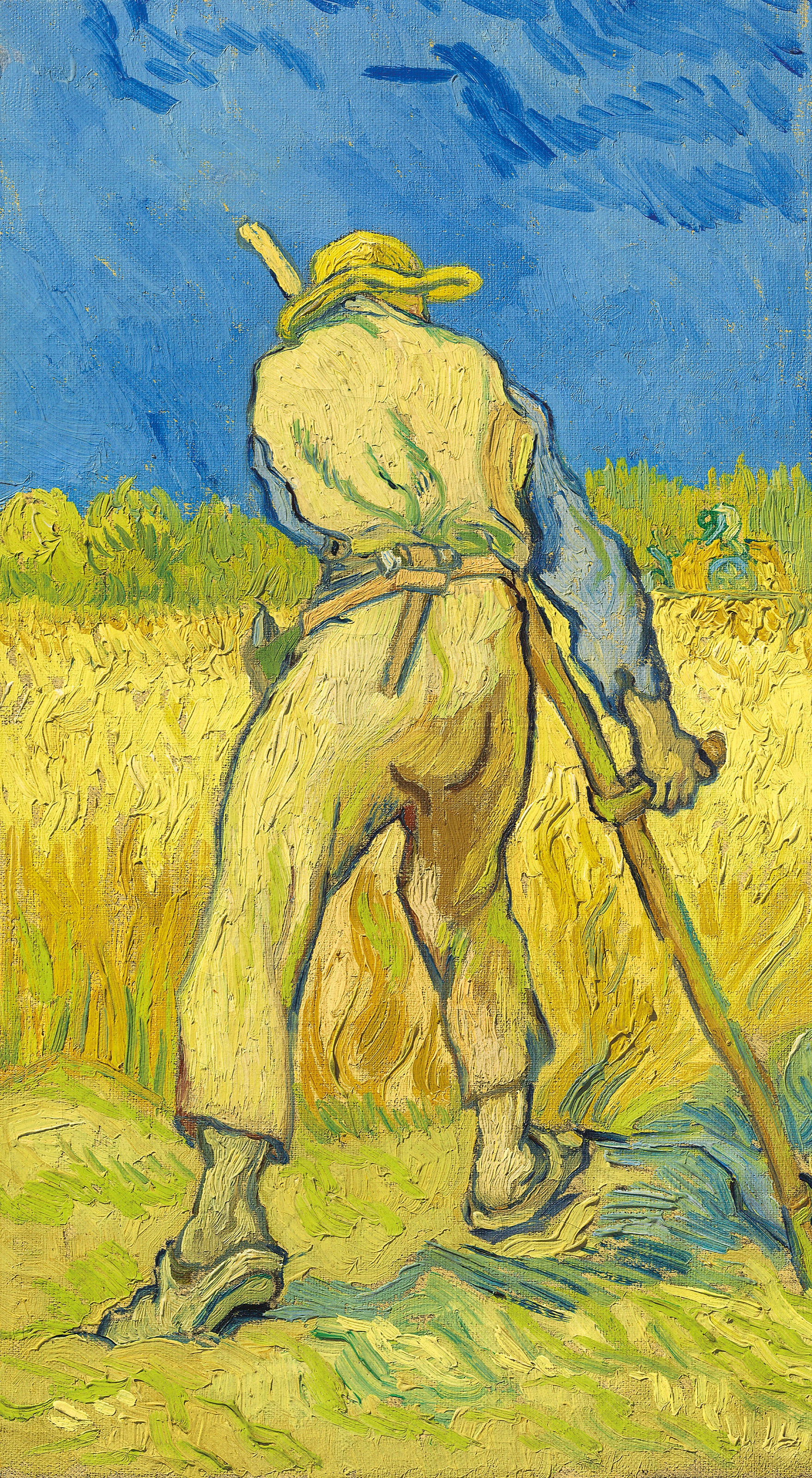 Reproduction du tableau « Le moissonneur - Vincent van Gogh » par Alpha Reproduction en peinture à l’huile