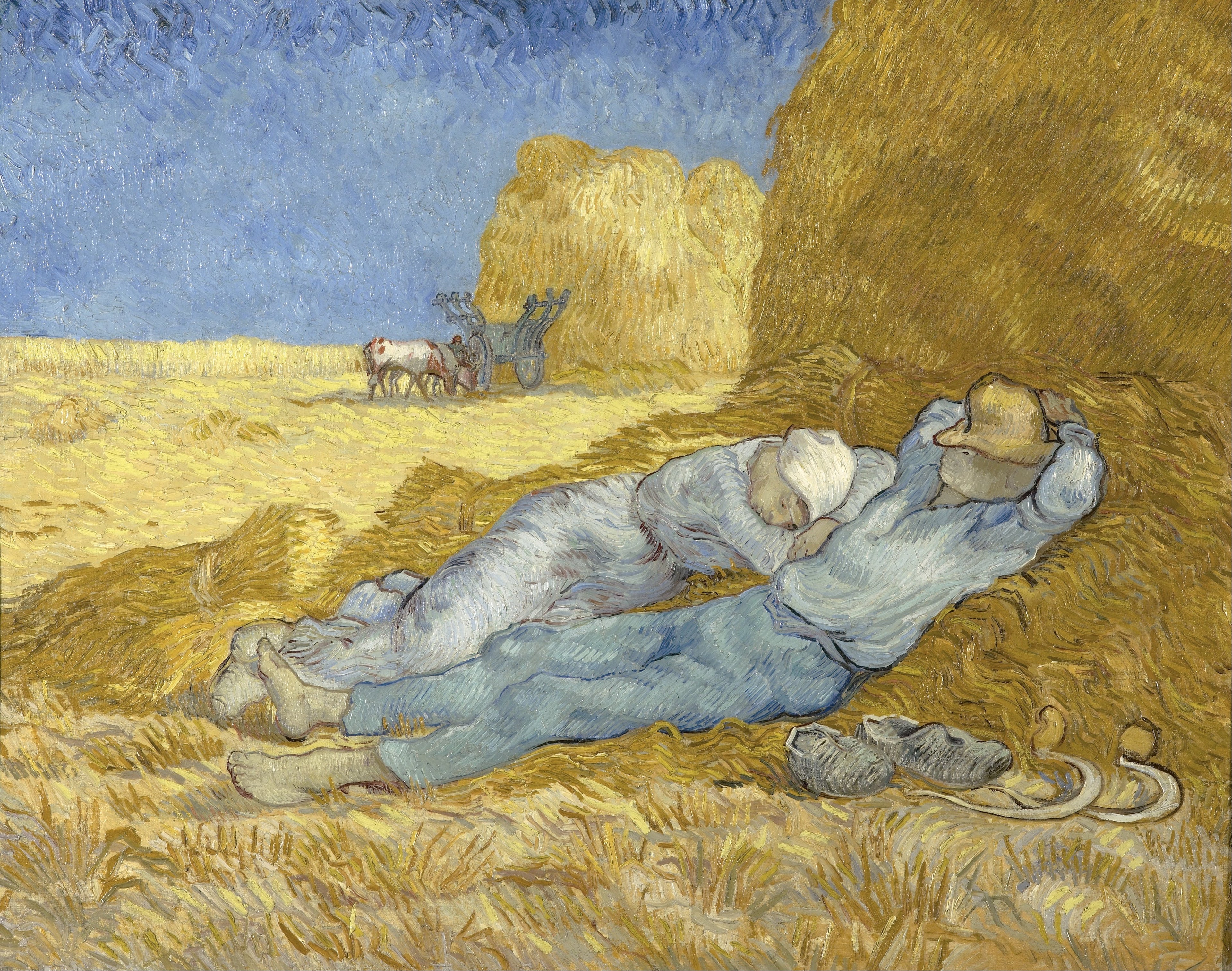 Reproduction du tableau « La Méridienne - Vincent van Gogh » par Alpha Reproduction en peinture à l’huile