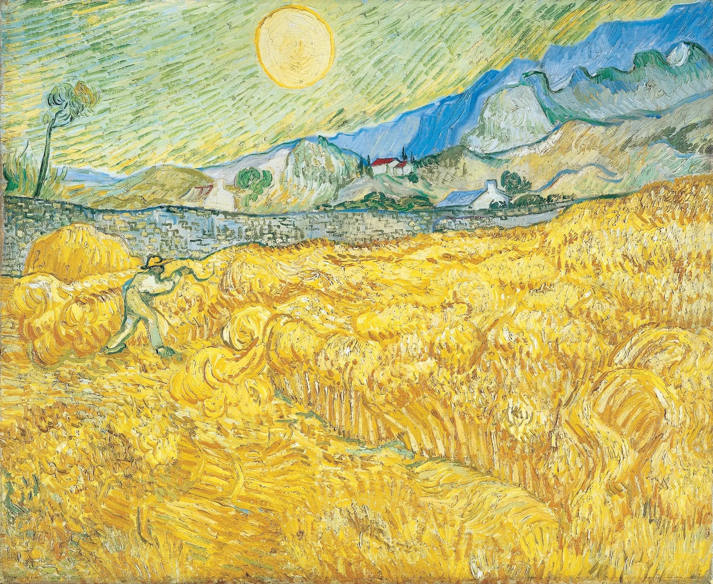 Reproduction du tableau « La moisson - Vincent van Gogh » par Alpha Reproduction en peinture à l’huile
