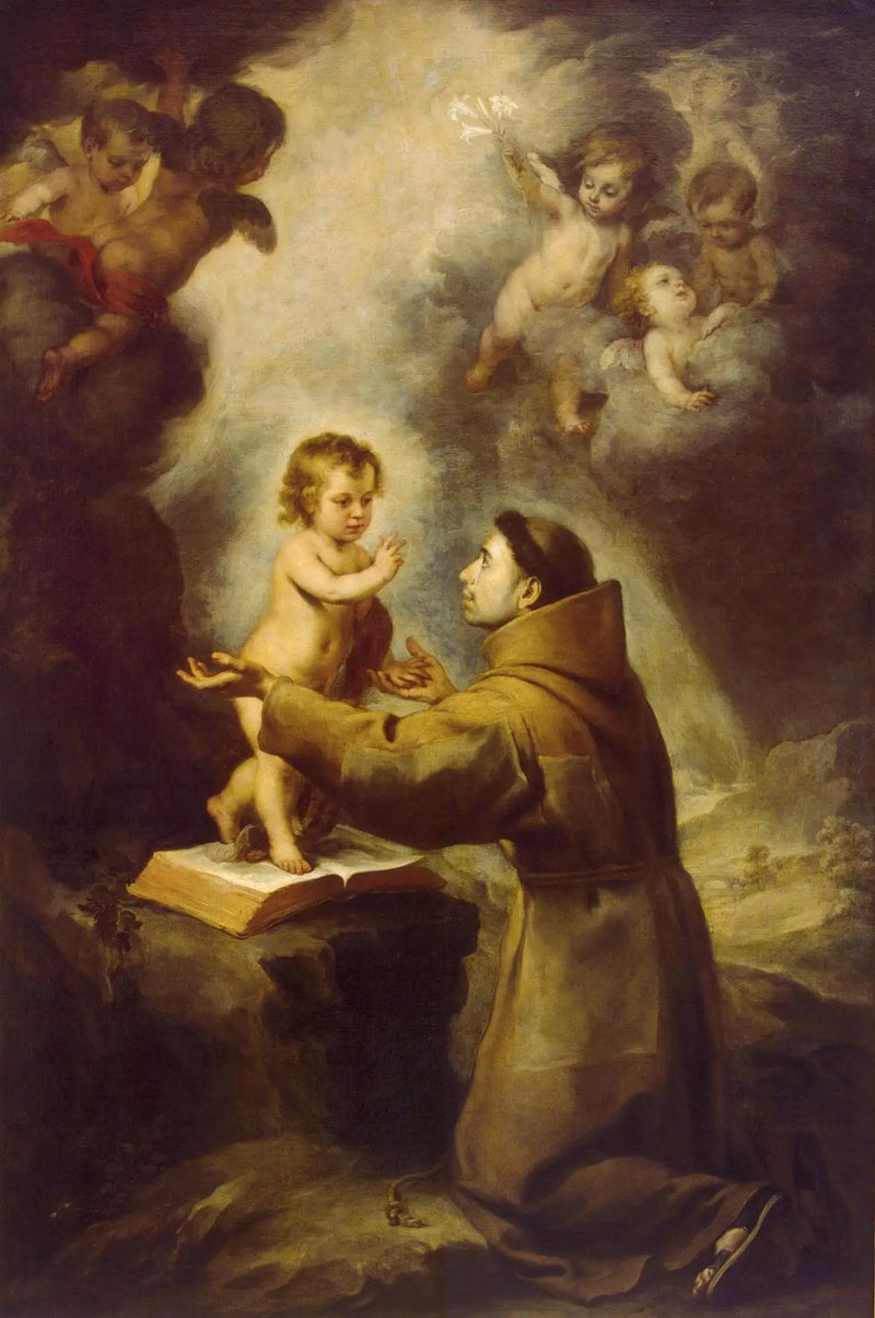 Visão de Santo Antônio de Pádua - Bartolomé Esteban Murillo