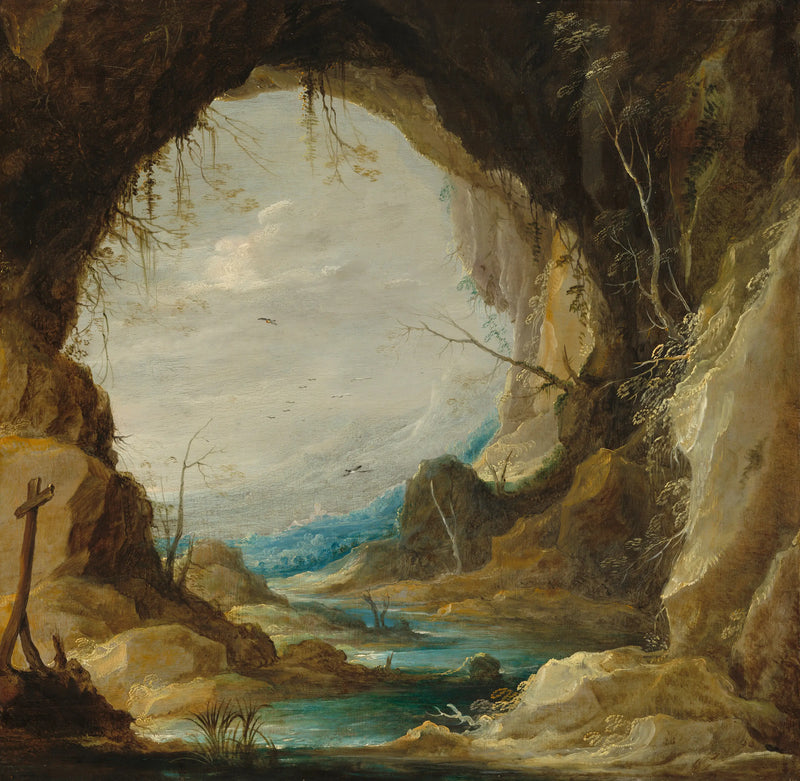 Vista de uma caverna - David Teniers, o Jovem