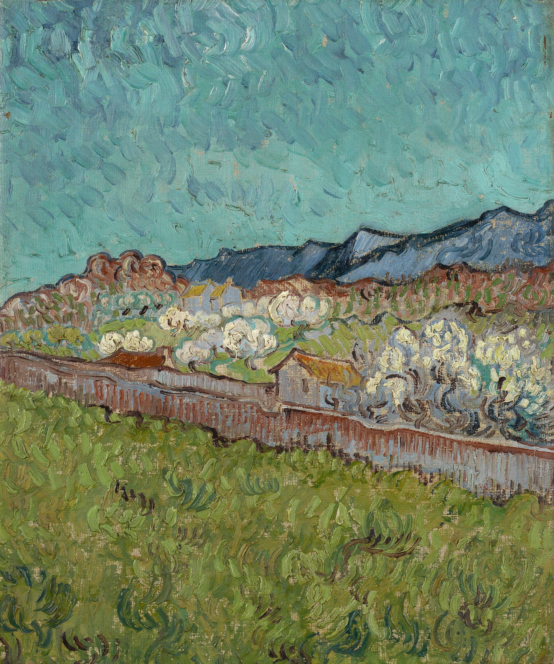 Vista das Alpilles - Vincent van Gogh