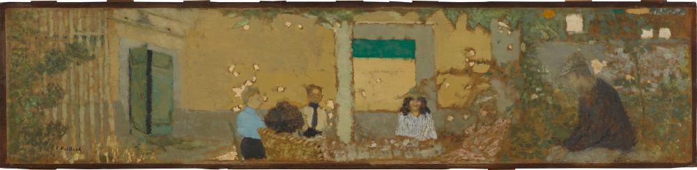 Dans le jardin chez Vallotton - Édouard Vuillard
