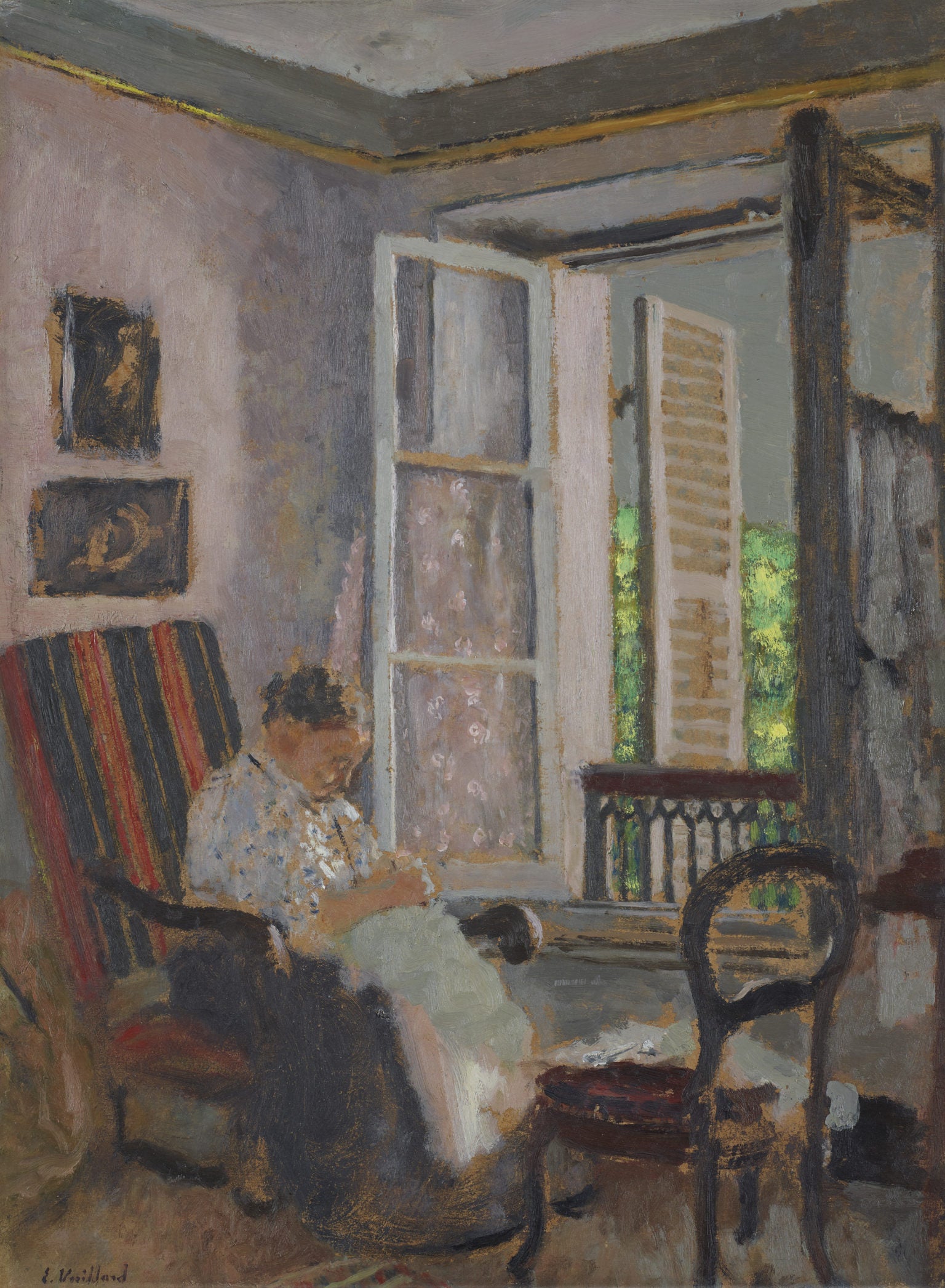 Madame Vuillard cousine, rue Truffaut - Édouard Vuillard
