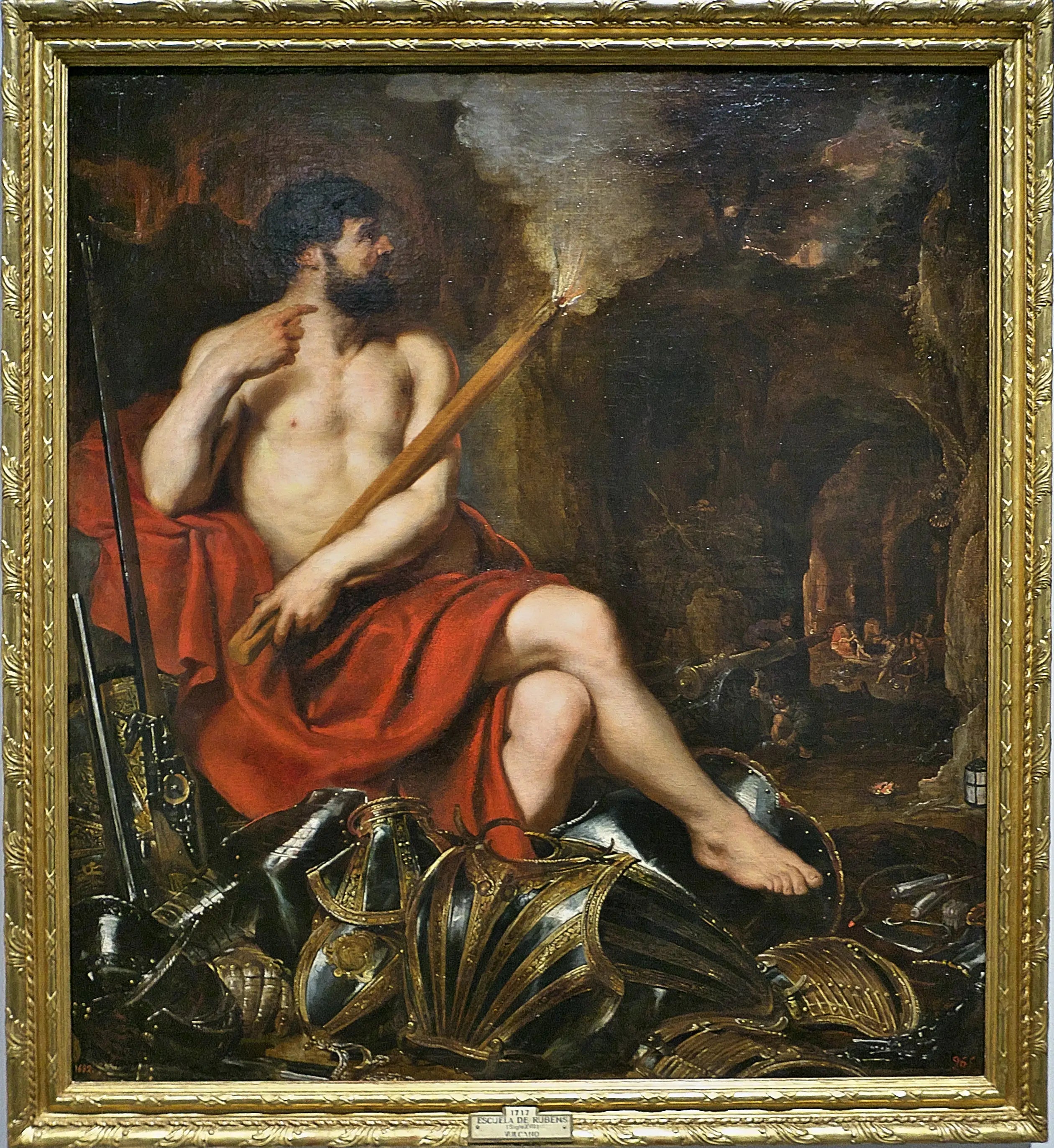 Vulcain et le feu - Peter Paul Rubens - Alpha Reproduction