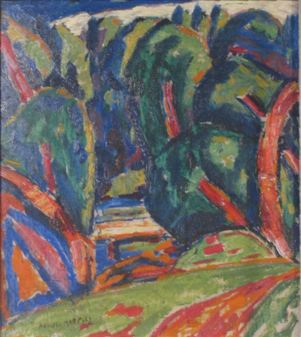 Arbre rouge - Marsden Hartley