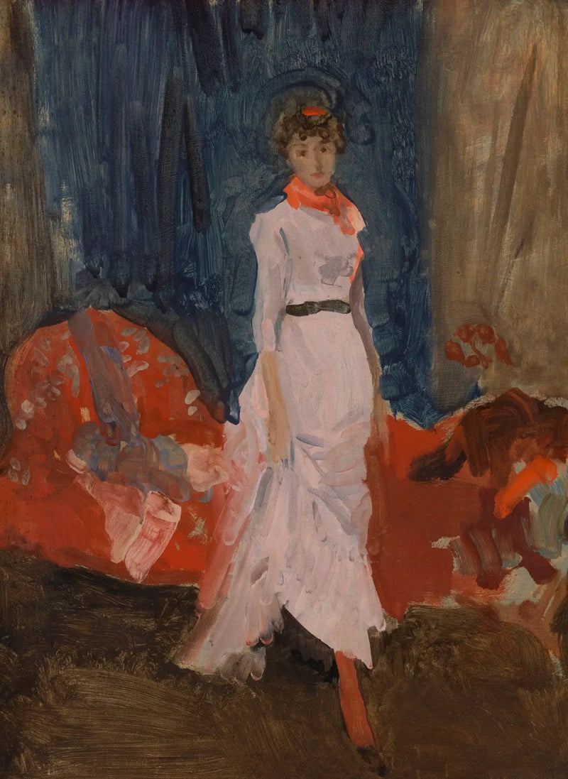 Arranjo em rosa, vermelho e roxo - James Abbott McNeill Whistler