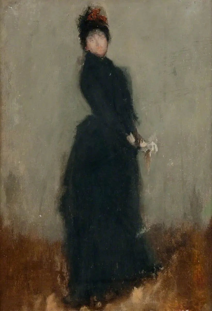 Reproduction du tableau « Esquisse pour un portrait de Miss Ethel Philip - James Abbott McNeill Whistler » par Alpha Reproduction en peinture à l’huile