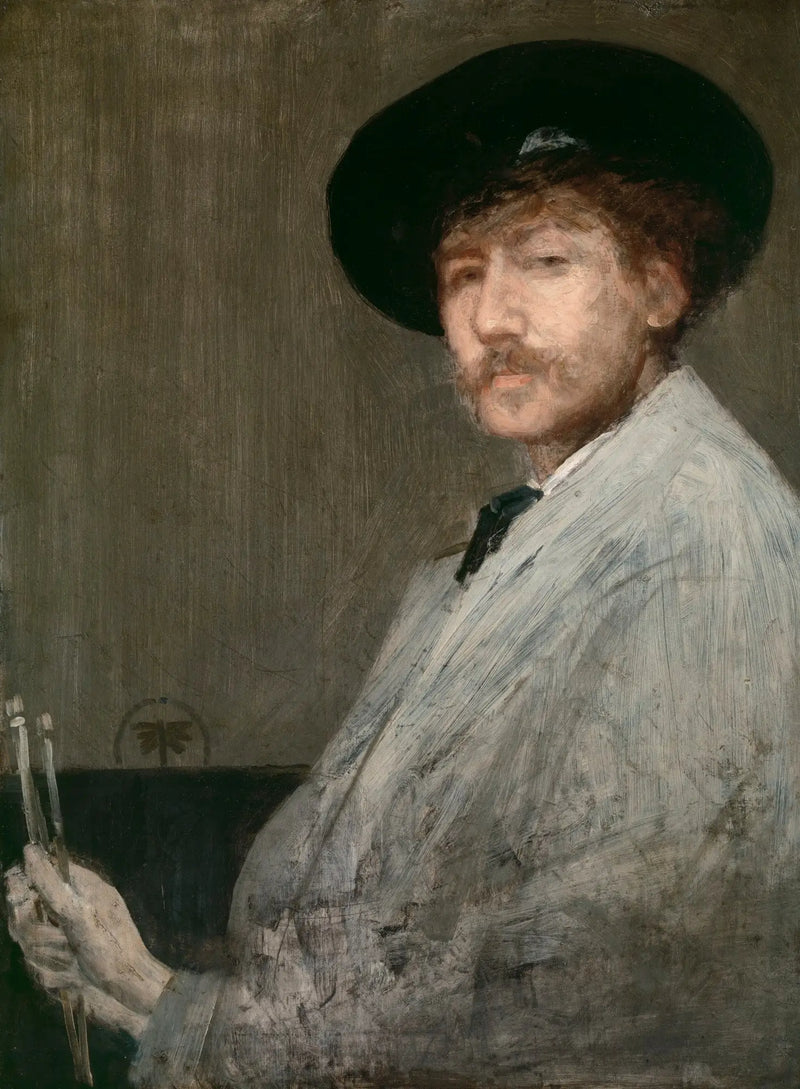 Arranjo em cinza: retrato do pintor - James Abbott McNeill Whistler