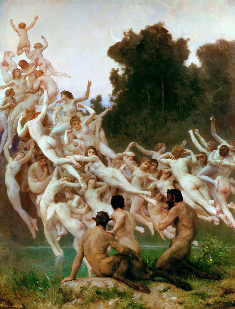 As Oréades - Bouguereau