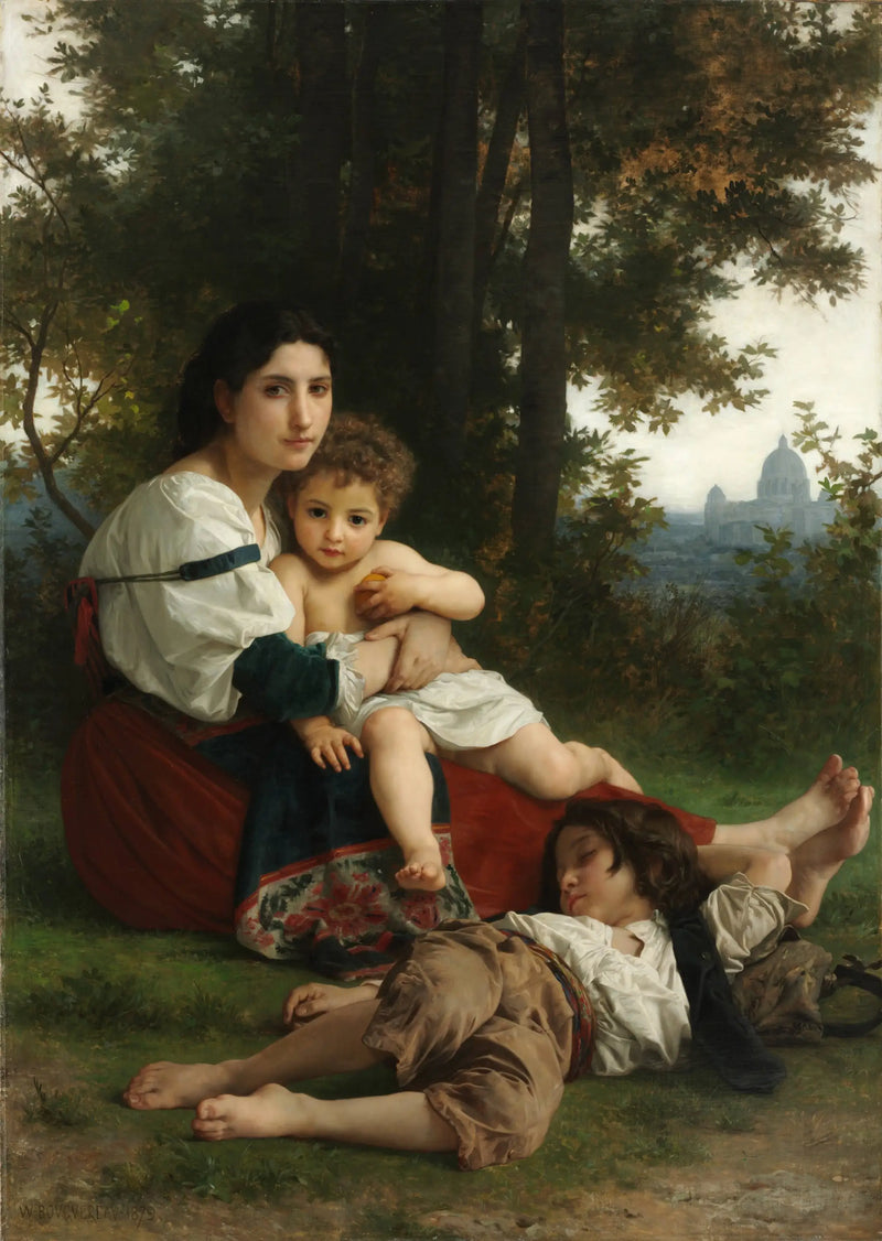 O Descanso - Bouguereau