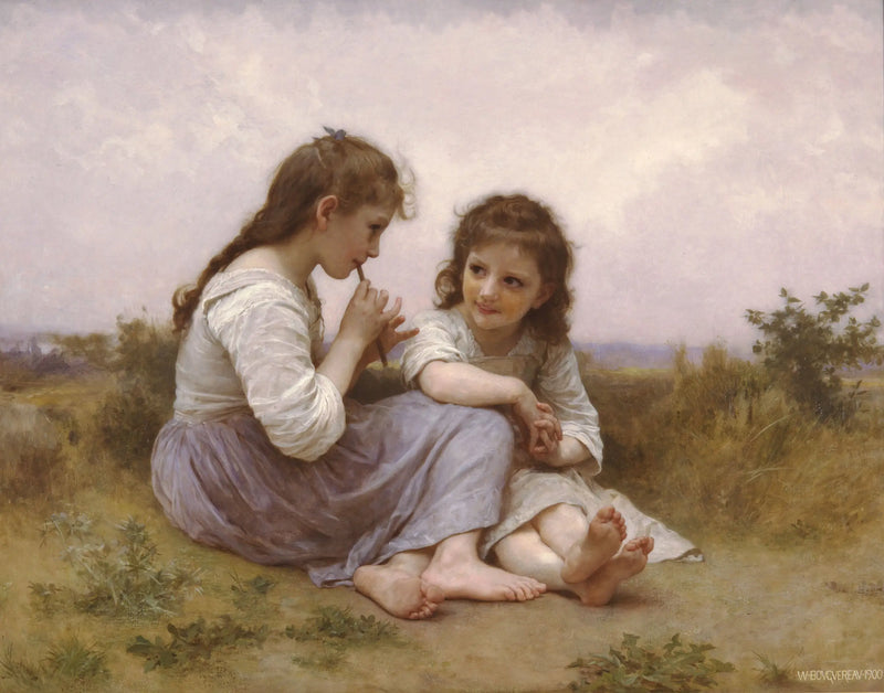 Idílio infantil - Bouguereau