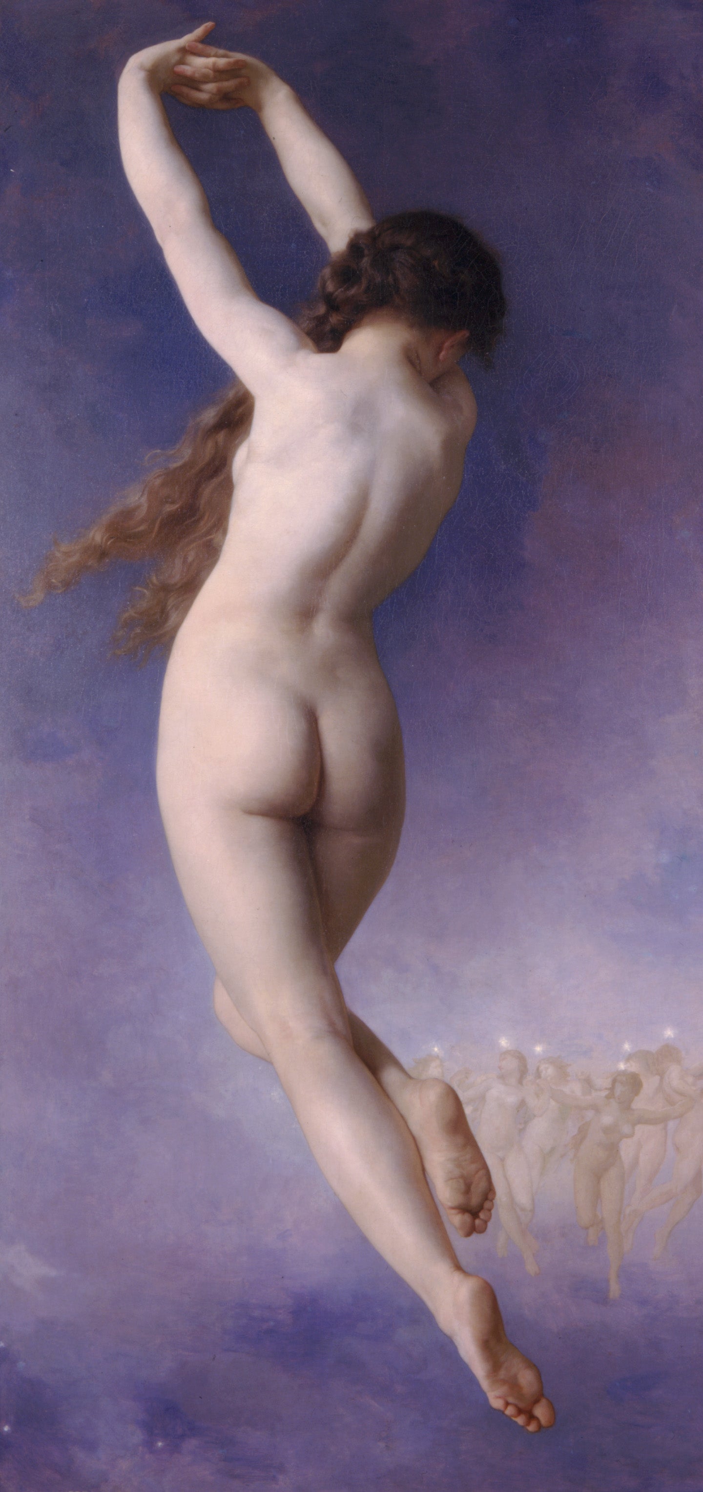 Reproduction du tableau « La Pléïade perdue - Bouguereau » par Alpha Reproduction en peinture à l’huile