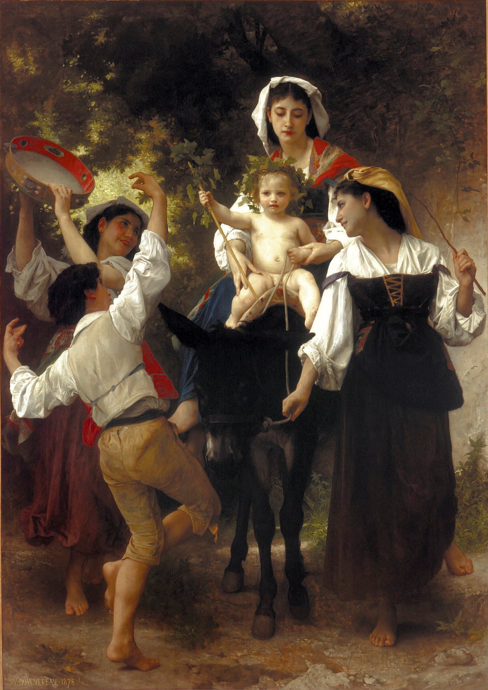 Reproduction du tableau « Retour de la Moisson - Bouguereau » par Alpha Reproduction en peinture à l’huile