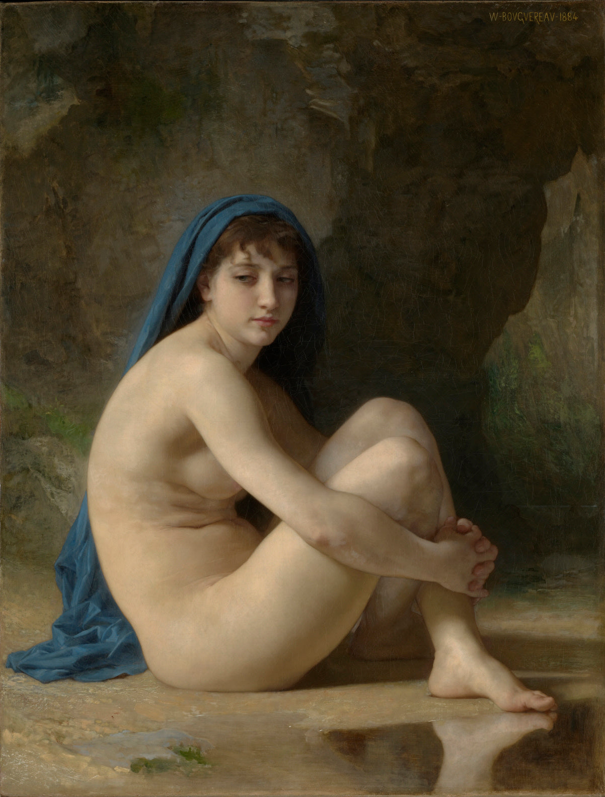 Banheira sentada - Bouguereau