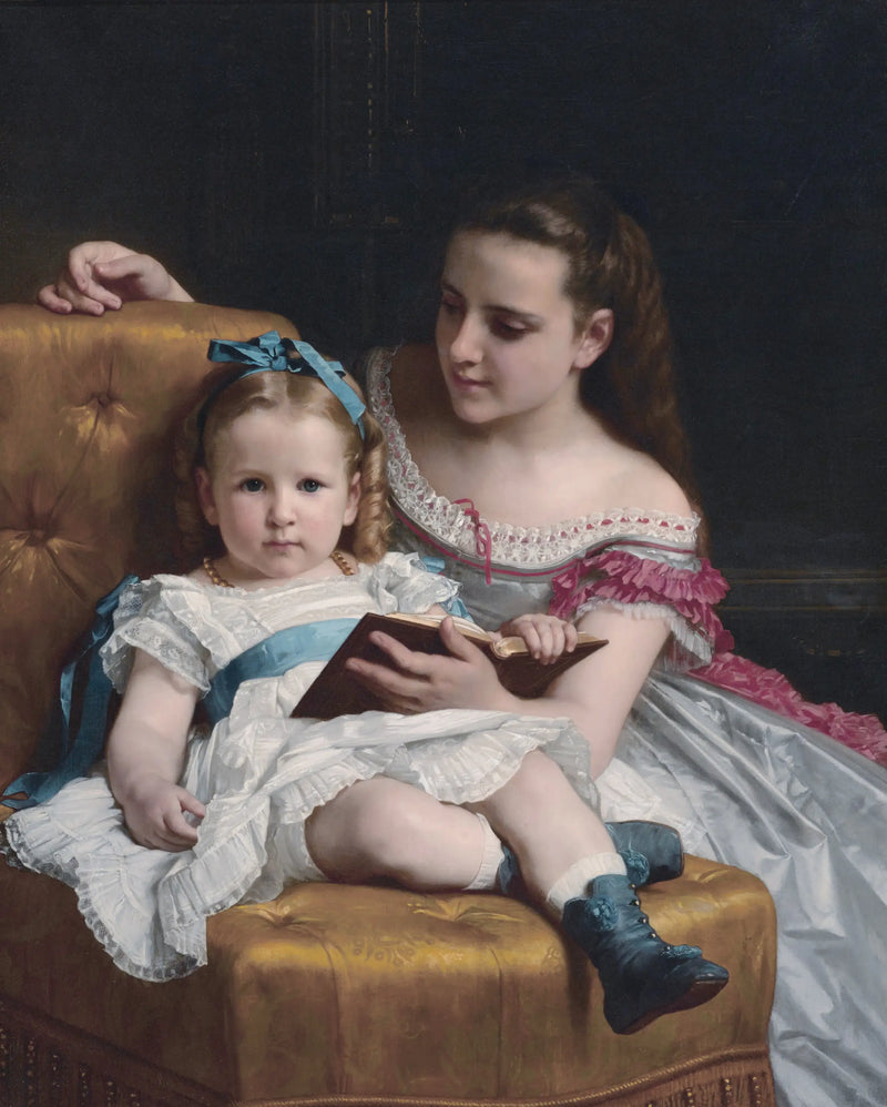 Retrato de Eva e Frances Johnston - Bouguereau