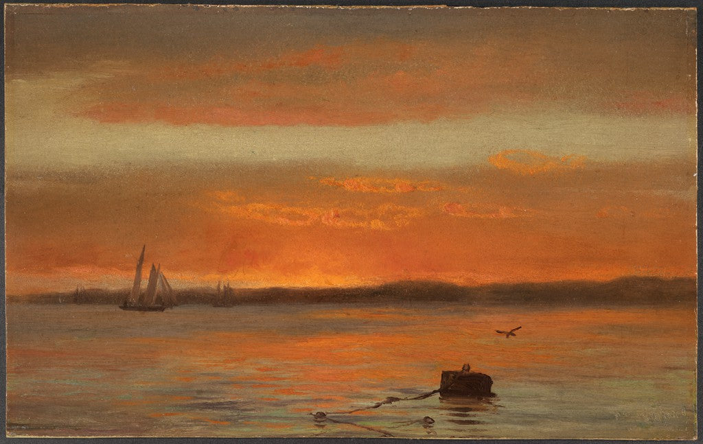 Coucher de soleil - William Bradford