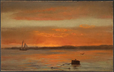 Coucher de soleil - William Bradford - Alpha Reproduction