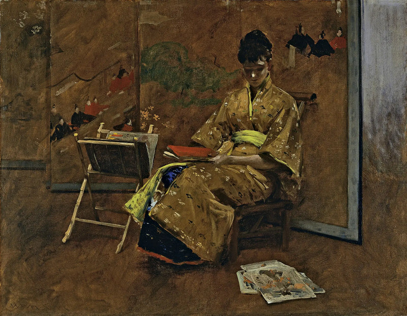 O Kimono - William Merritt Chase
