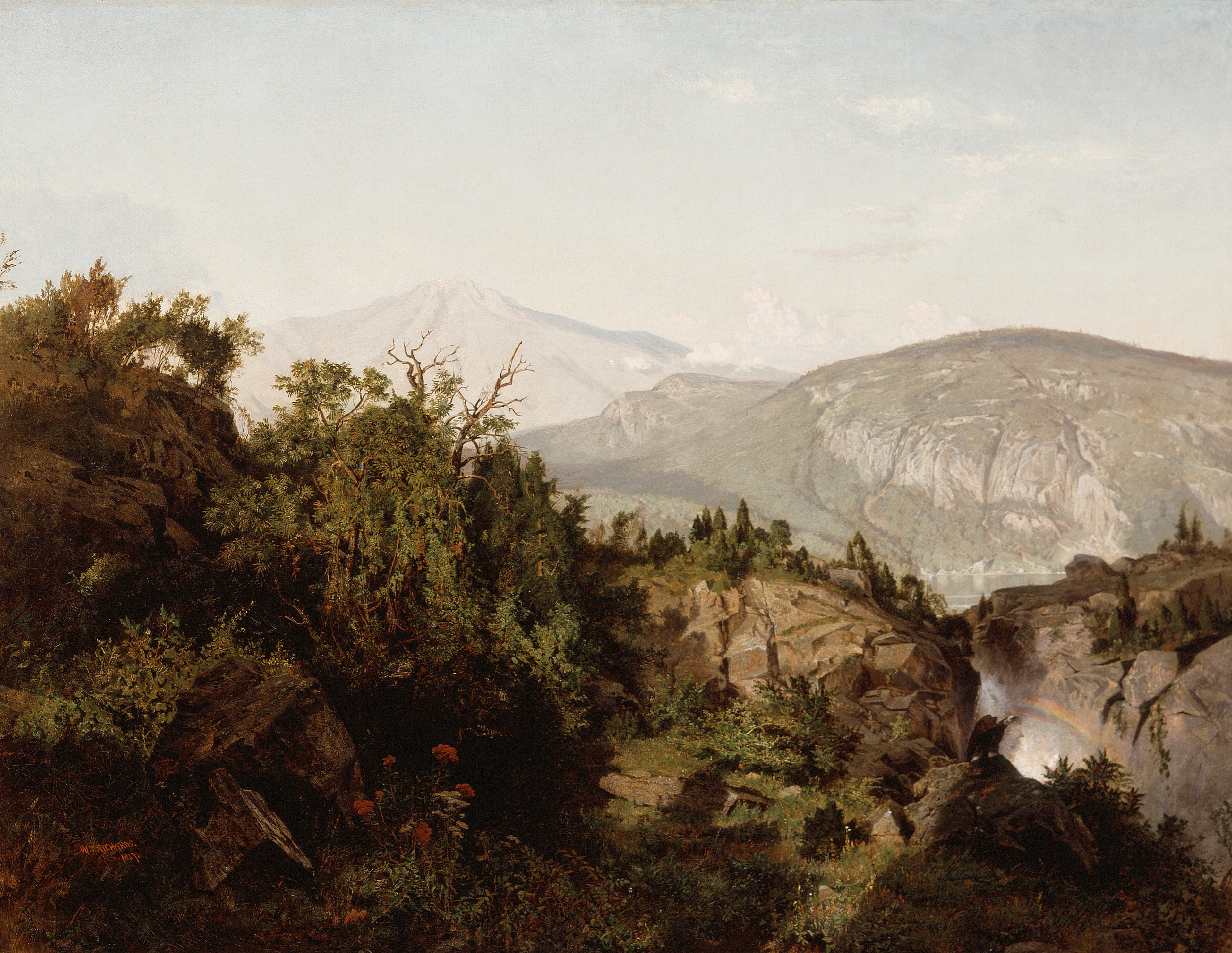 Dans les montagnes Adirondack - William Trost Richards