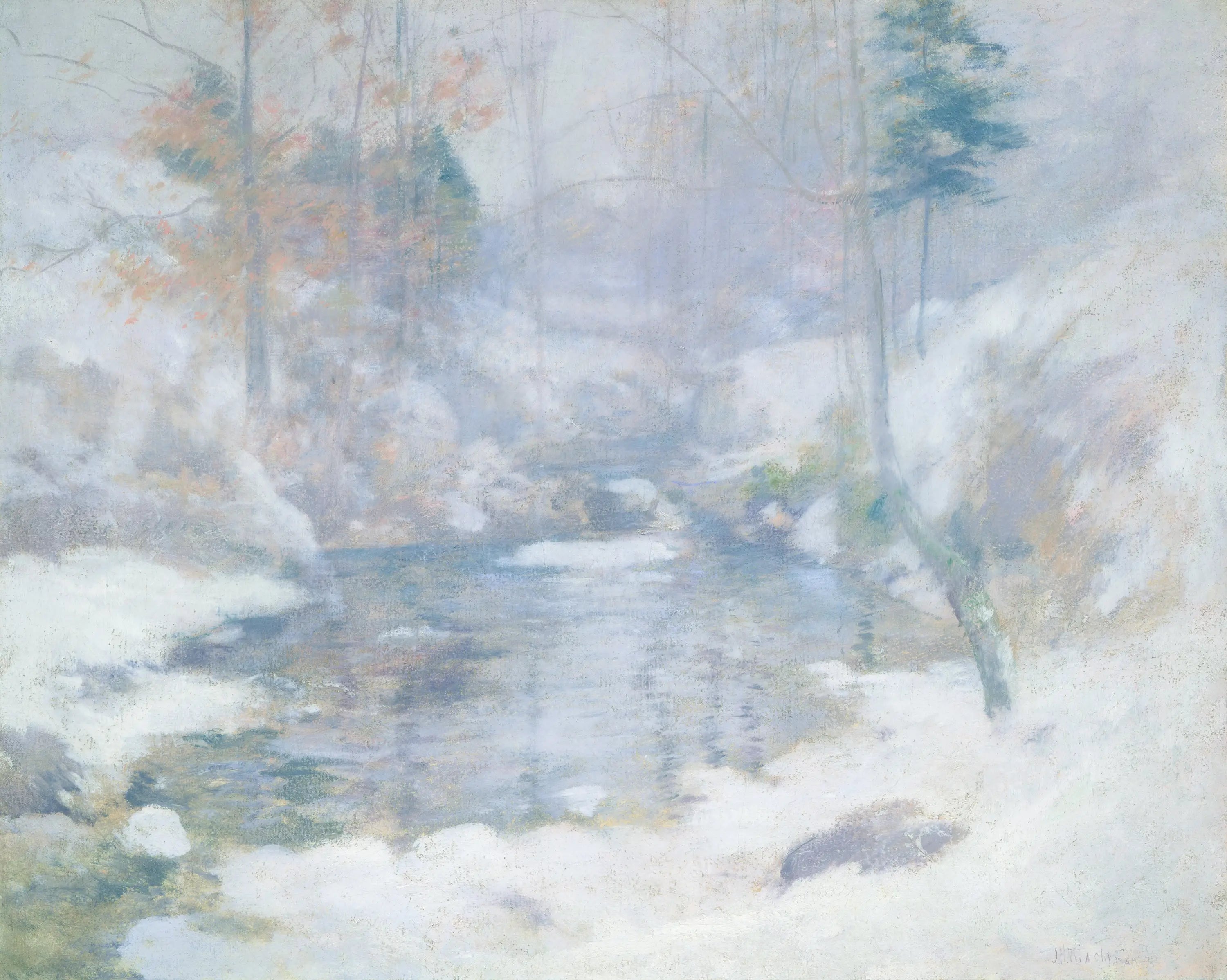 Harmonie hivernale - John Henry Twachtman - Alpha Reproduction