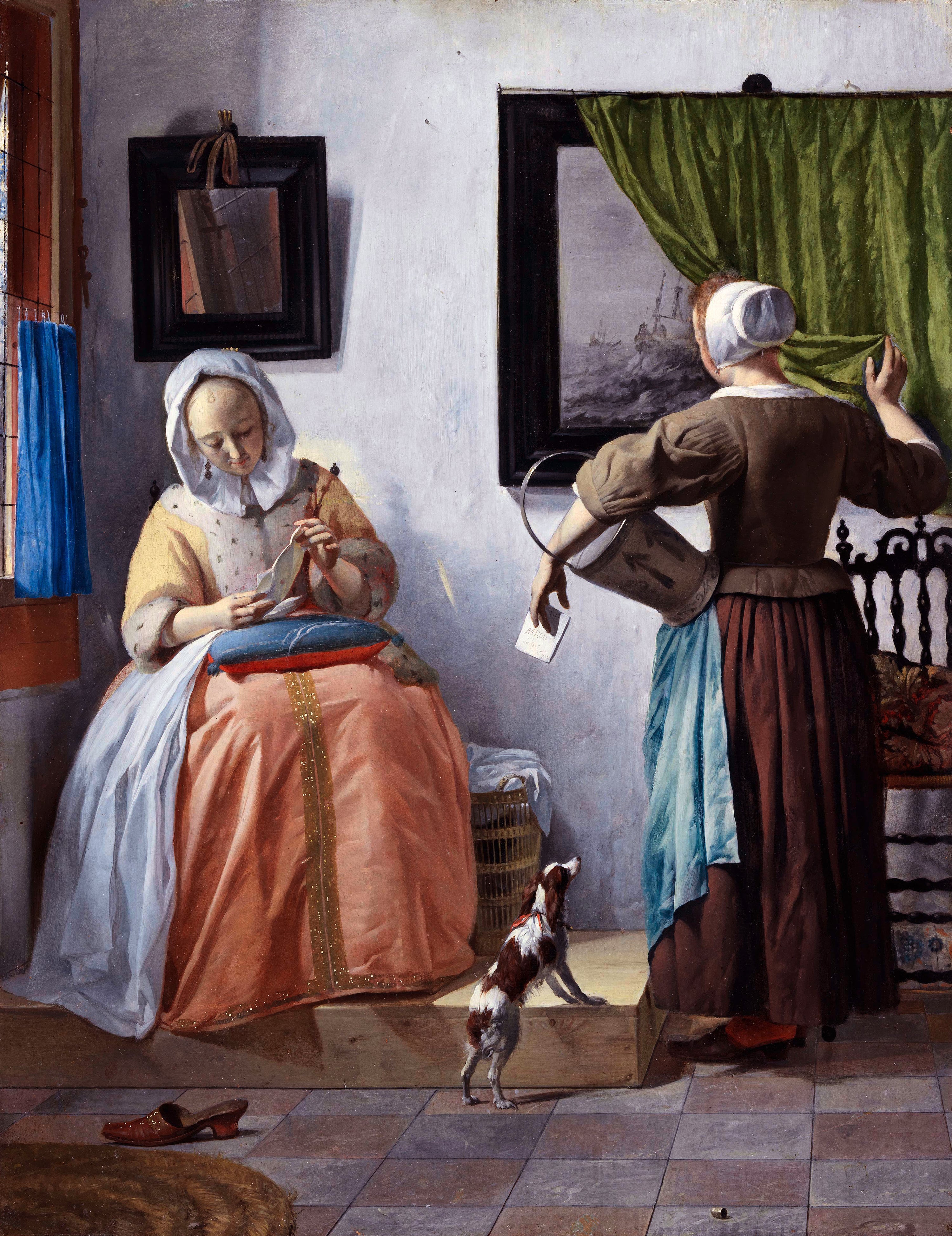 Femme lisant une lettre - Gabriel Metsu