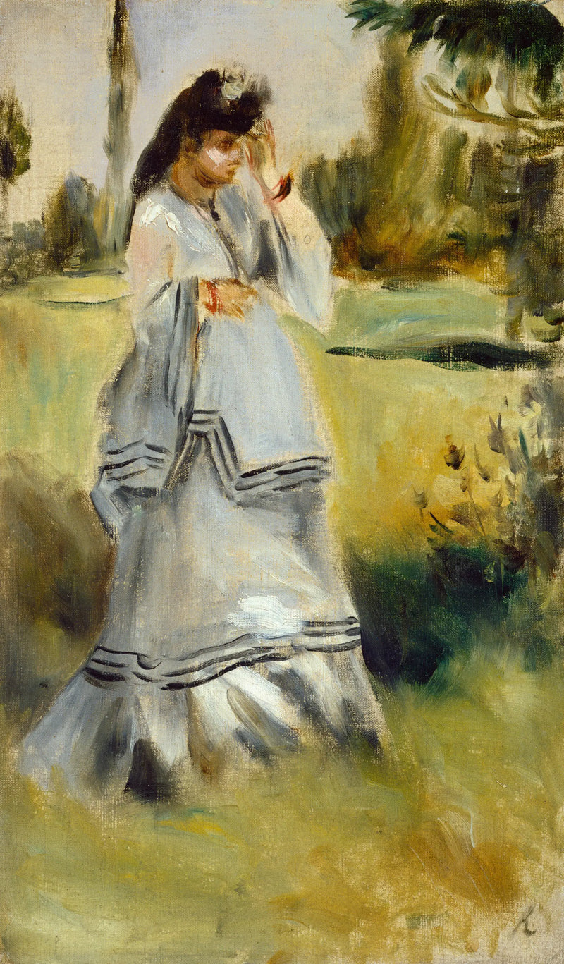 Mulher em um parque - Pierre-Auguste Renoir