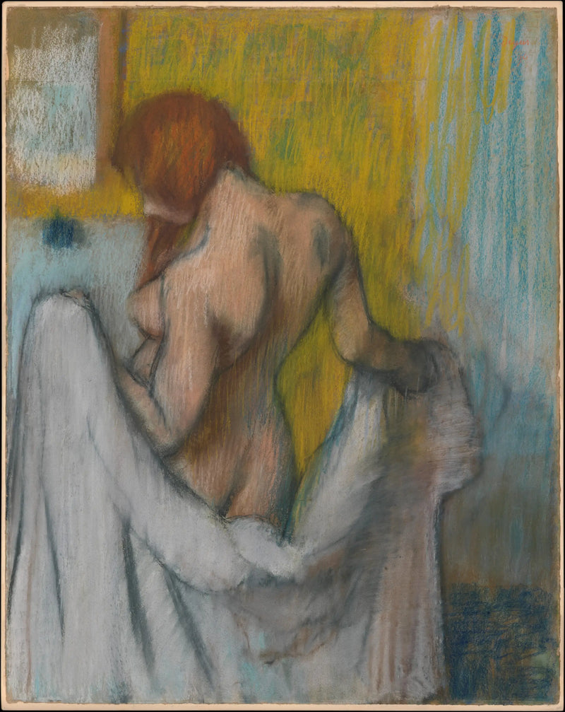Mulher com uma toalha - Edgar Degas