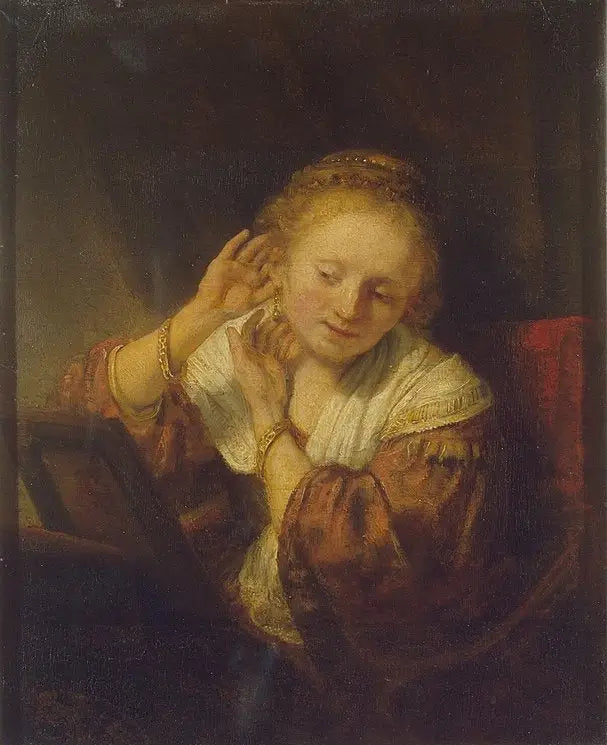 Menina com Brincos - Rembrandt