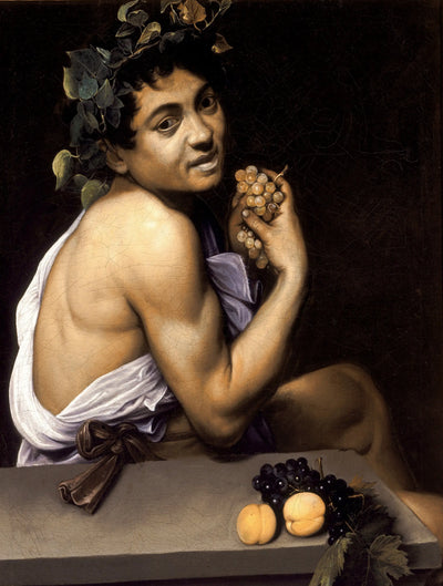 Reproduction du tableau « Le Petit Bacchus malade - Le Caravage » par Alpha Reproduction en peinture à l’huile