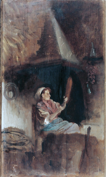 Ao lado da lareira - Giuseppe De Nittis