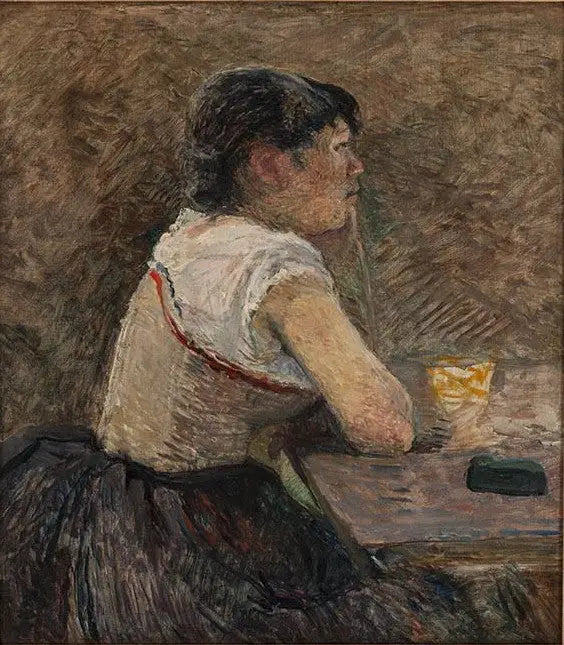 À Grenelle, bebedora de absinto - Henri de Toulouse-Lautrec