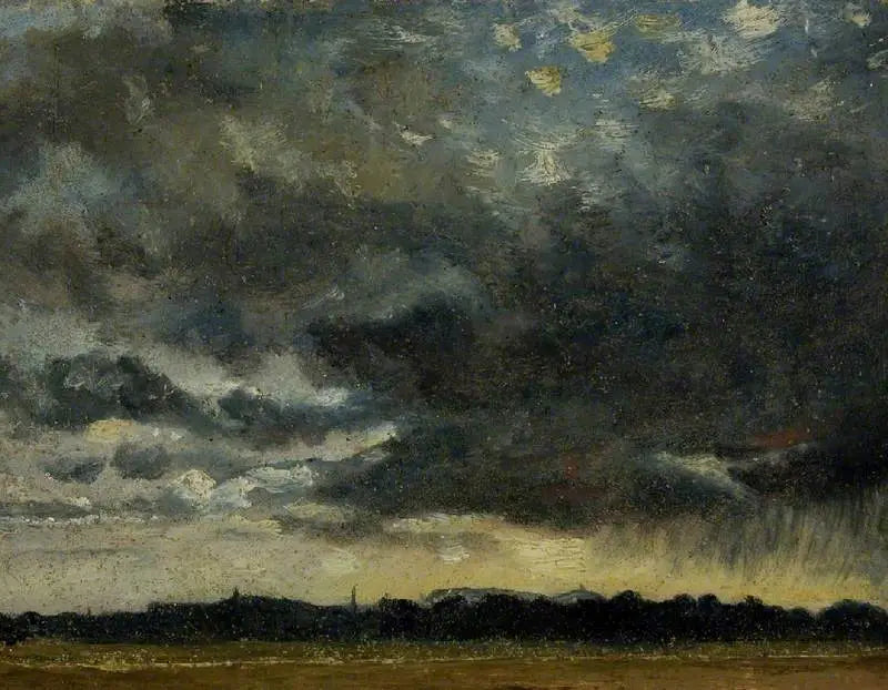 Em Hampstead, olhando para Harrow - John Constable