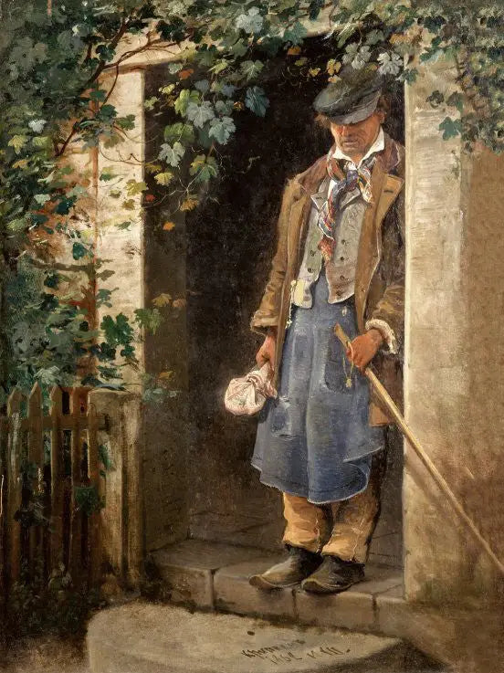 À Krippen. O homem na porta - Ivan Chichkine