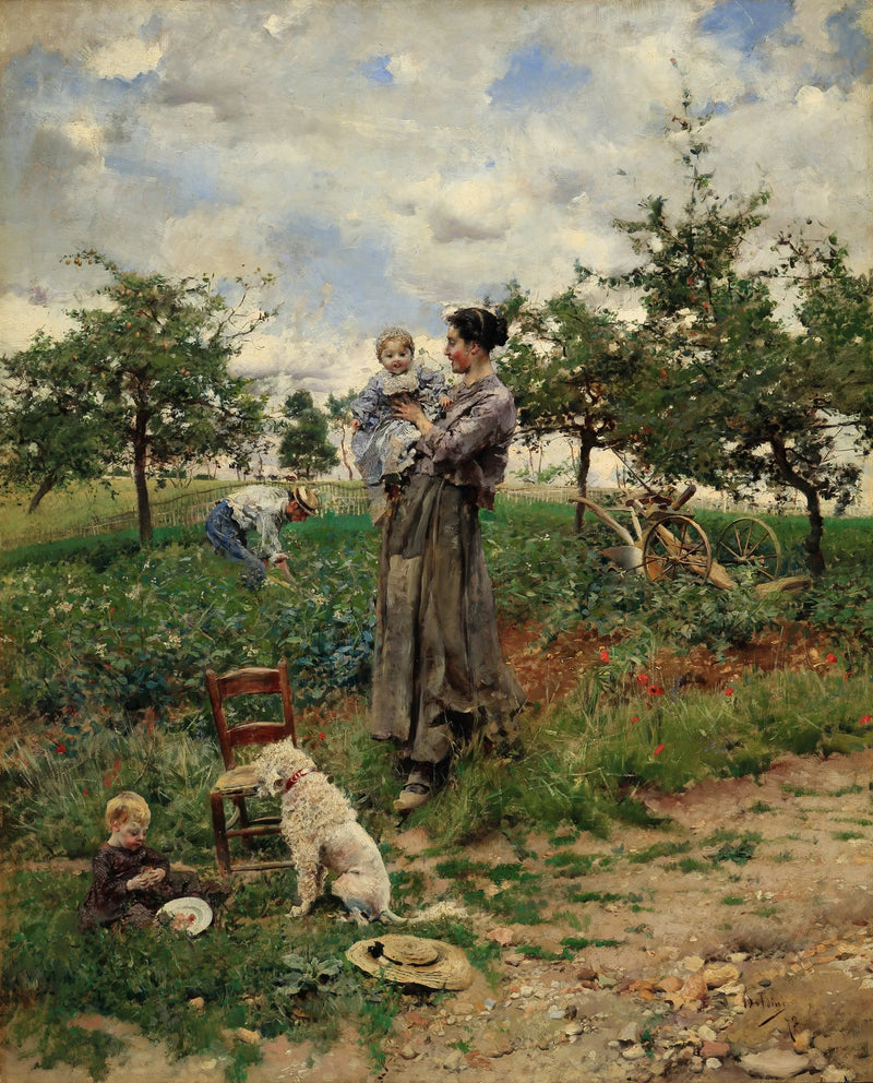 Na fazenda - Giovanni Boldini