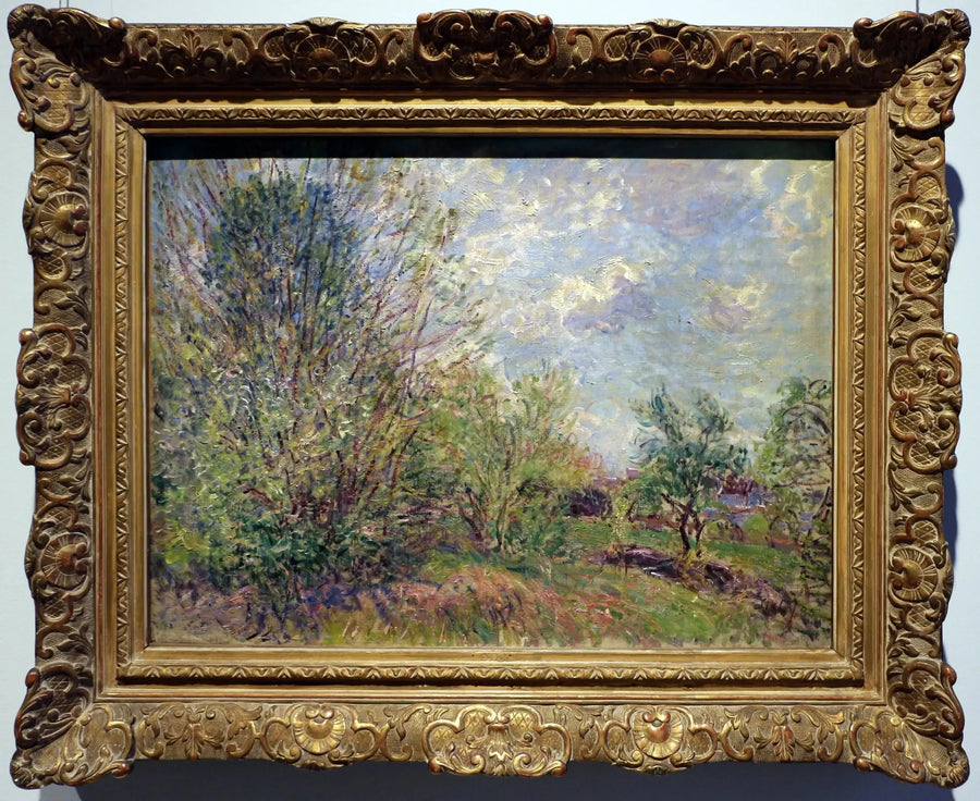 À beira da floresta / Paisagem. Primavera - Alfred Sisley