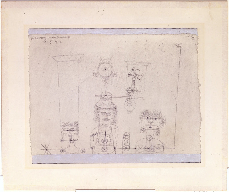 Em memória de um grupo totalmente feminino - Paul Klee
