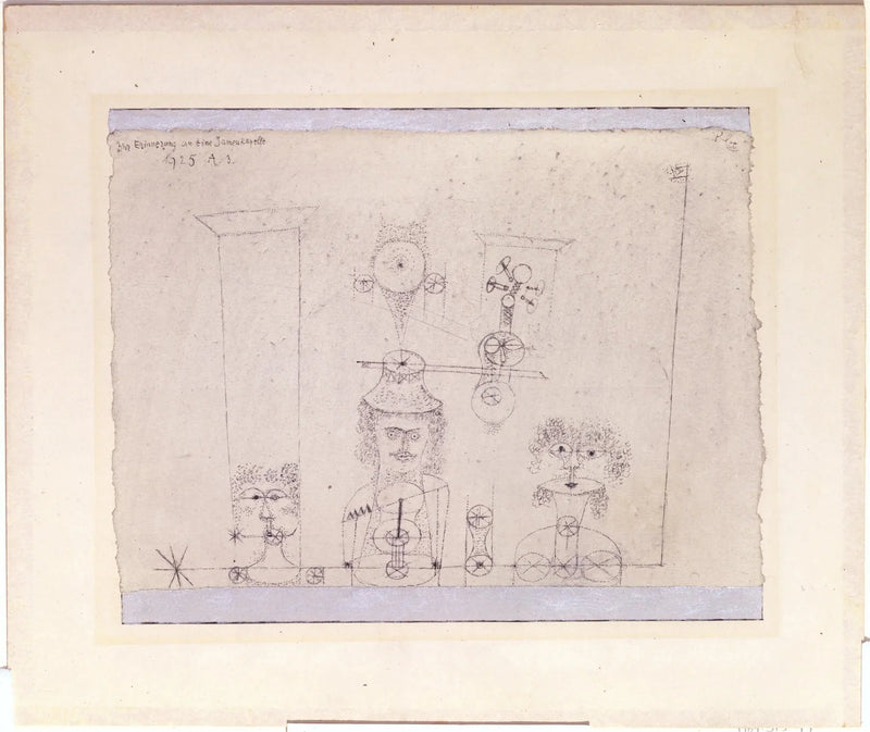 Em memória de um grupo totalmente feminino - Paul Klee