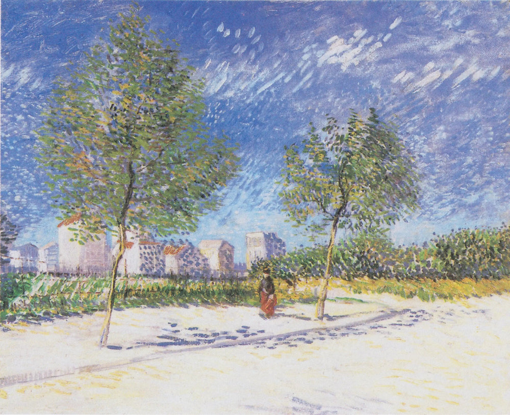 À la périphérie de Paris, près de Montmartre - Vincent van Gogh image 1 reproduction de peinture à l’huile