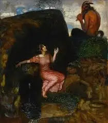 À fonte (ninfa ouvindo) - Franz Von Stuck