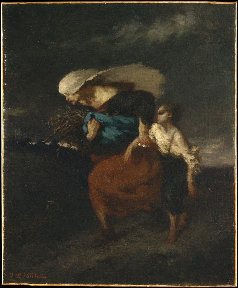 Protegido da Tempestade - Jean-François Millet