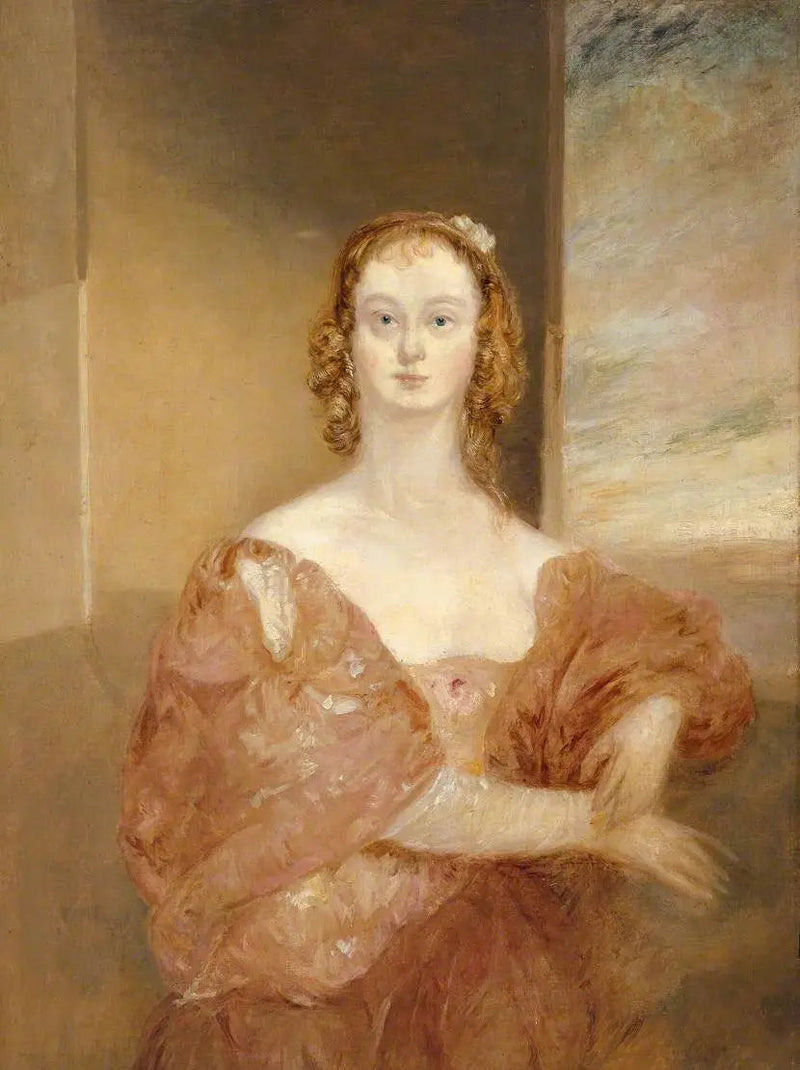 Uma Dama em um Traje de Van Dyck - J. M. W. Turner