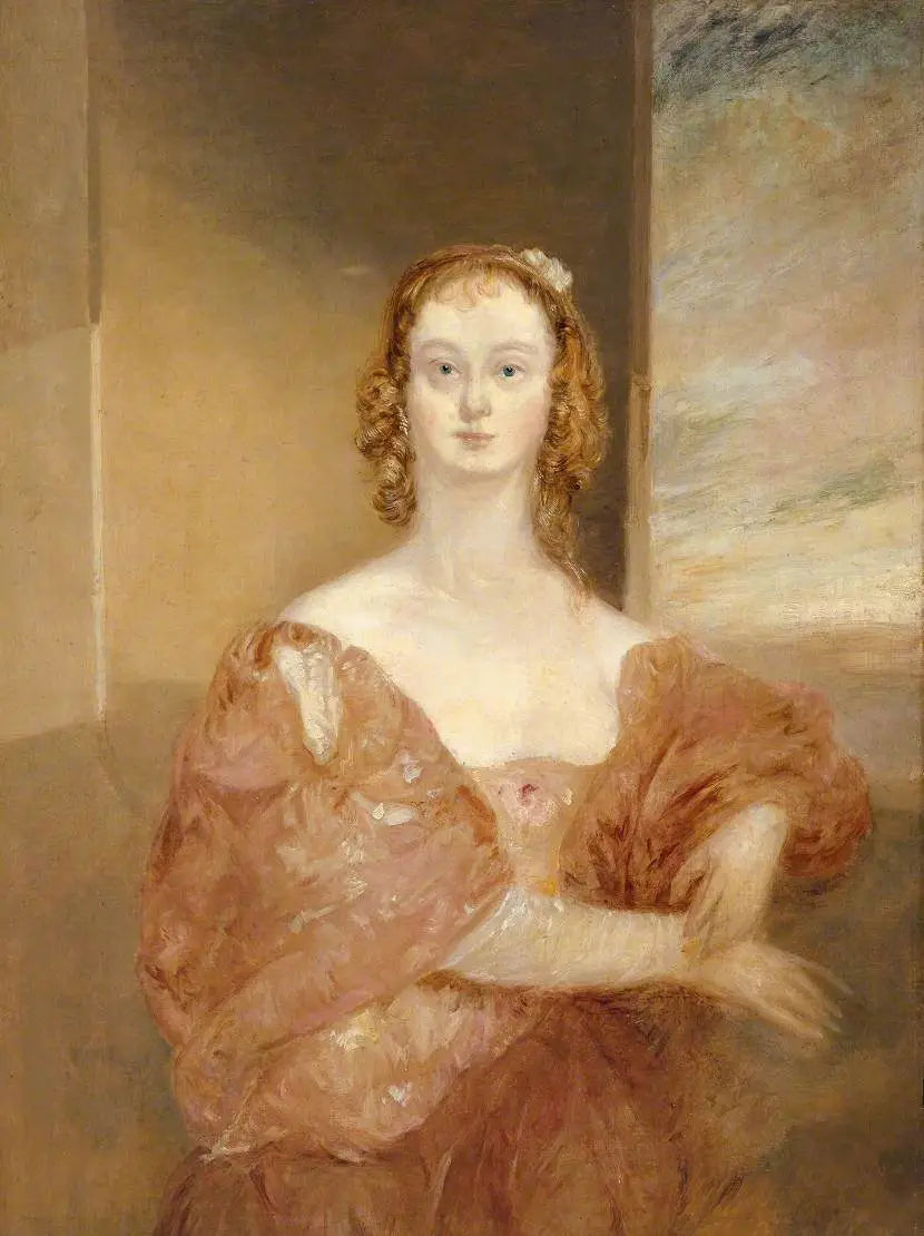 Uma Dama em um Traje de Van Dyck - J. M. W. Turner