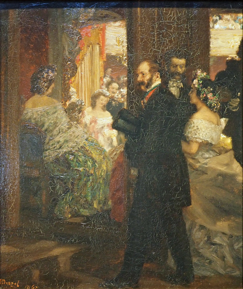 Na Ópera - Adolph von Menzel