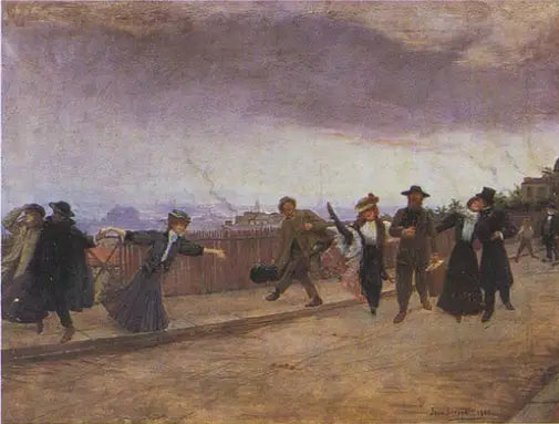 Em Montmartre - Jean Béraud