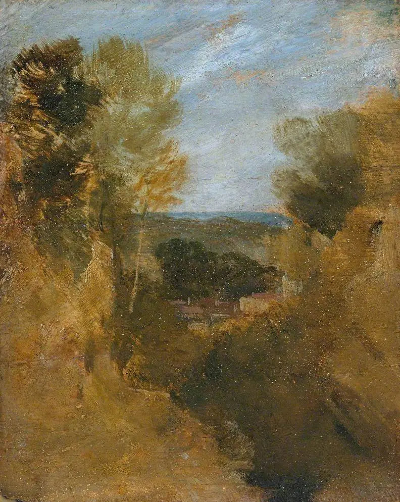 Um Vale Estreito - J. M. W. Turner